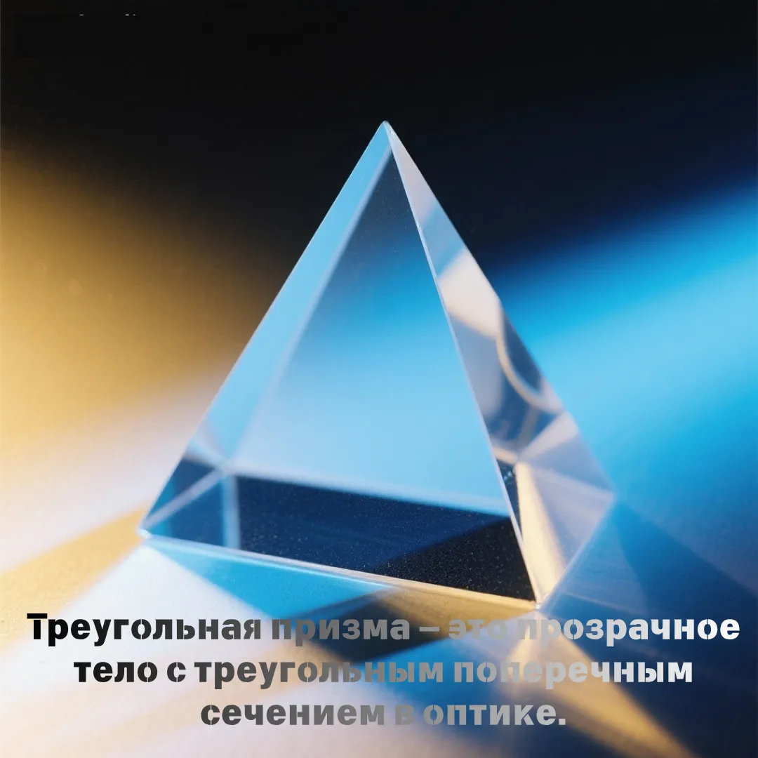 Треугольная призма: фундаментальный оптический компонент и современные технологические применения