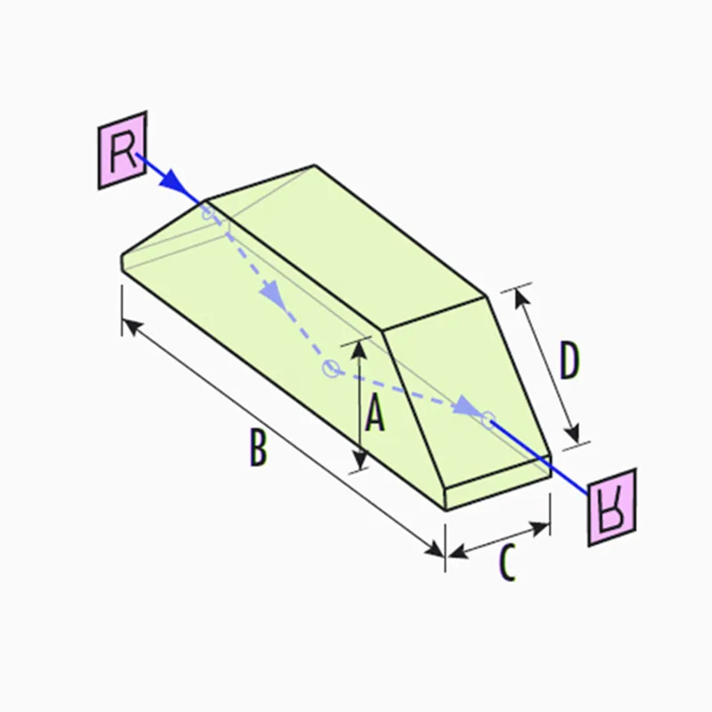 УФ призмы Дове из плавленого кварца