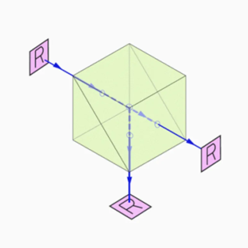 УФ-светоделительные кубики из плавленого кварца