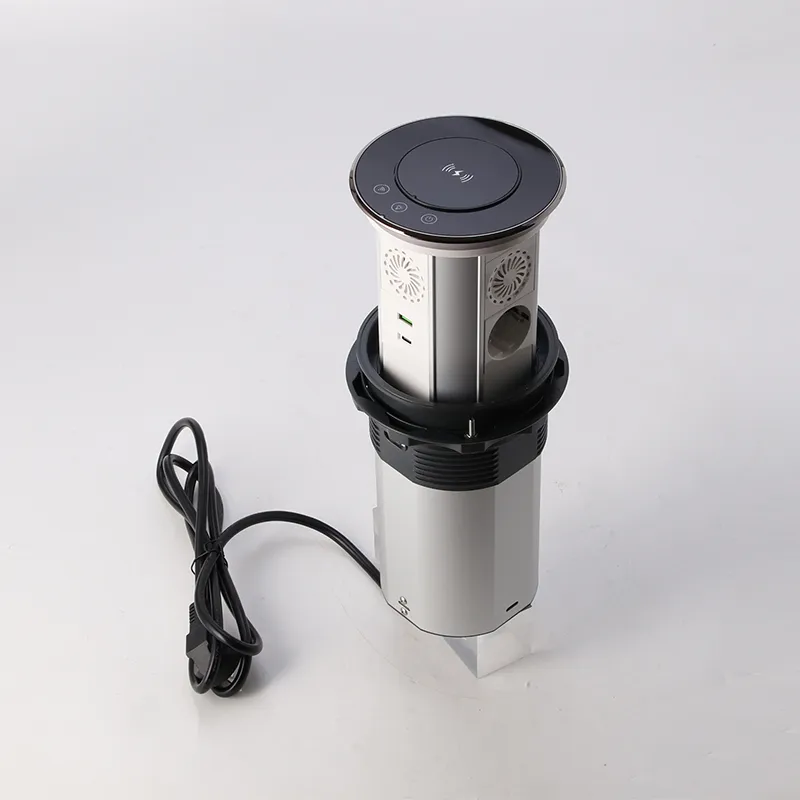 Водонепроницаемая розетка IP66 с Bluetooth-колонкой и интеллектуальным электрическим подъемным механизмом
