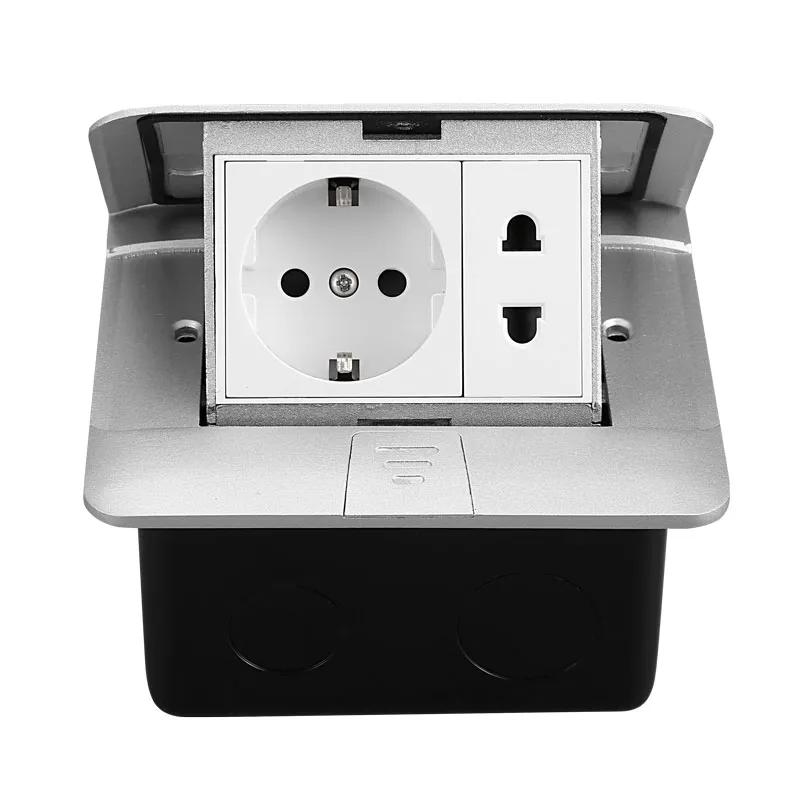 Встраиваемая тонкая напольная USB-розетка J05