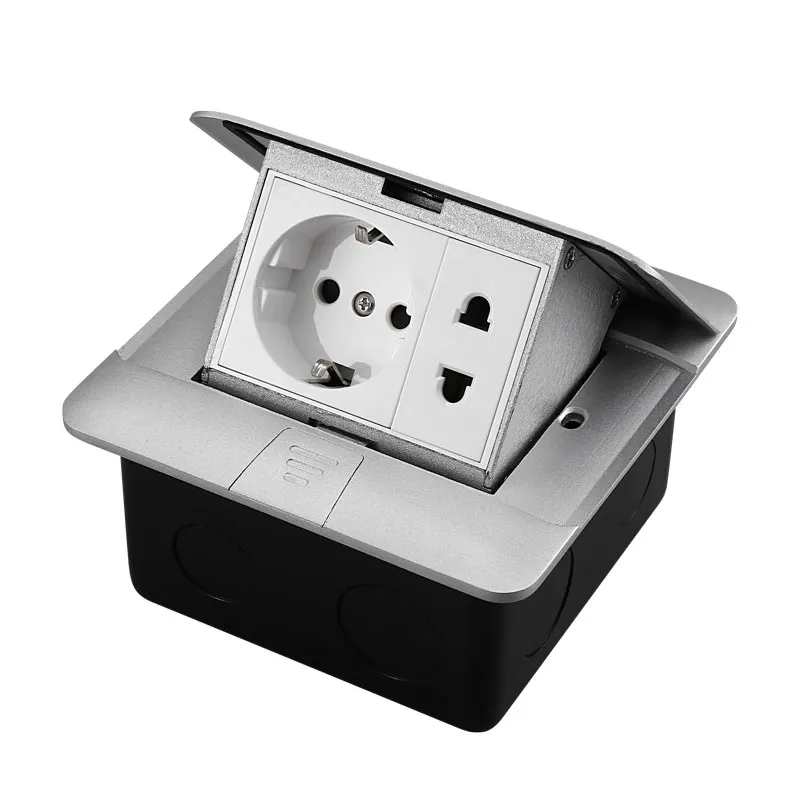 Встраиваемая тонкая напольная USB-розетка J05