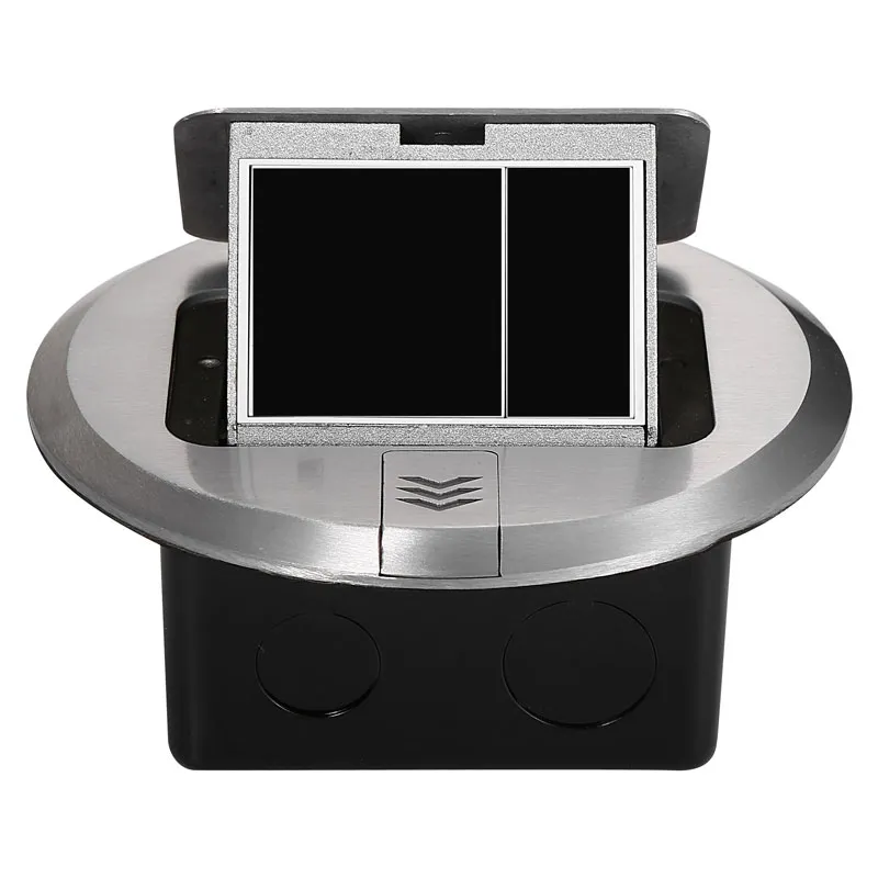 Круглая напольная силовая USB-розетка J08