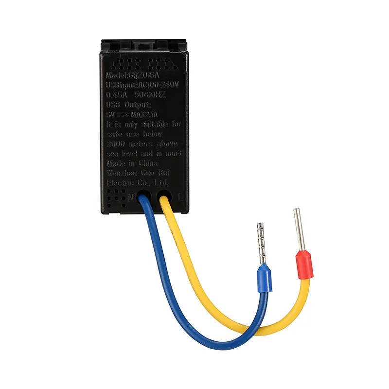 Модуль USB-розетки 10 Вт типа 45×22,5 мм с разъемом Type-C