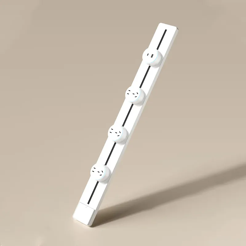 Настраиваемый шинопровод с розетками и USB-портами для зарядки