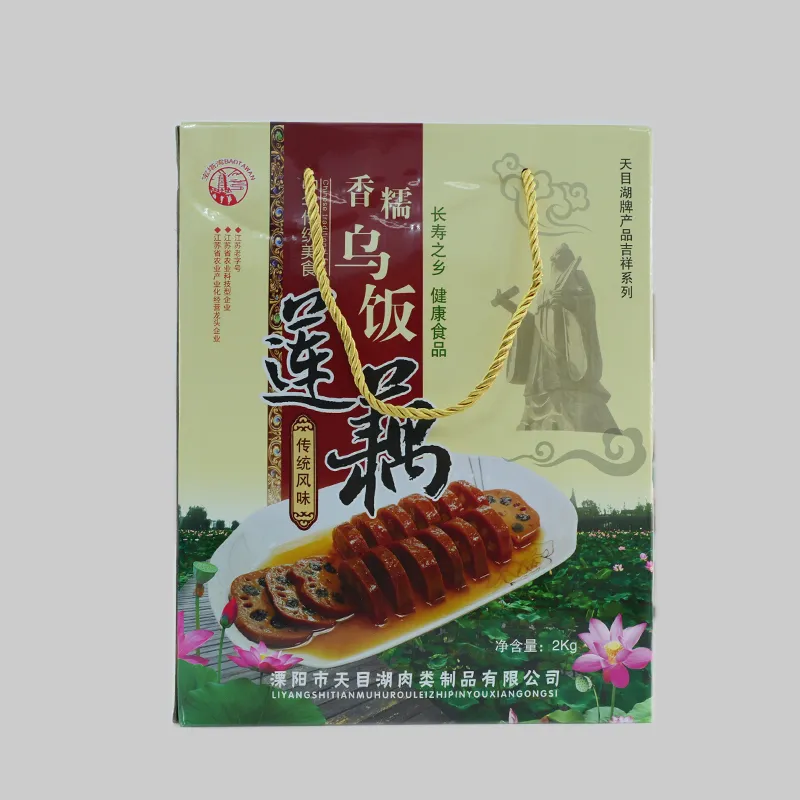 Лотосовый корень с начинкой из чёрного клейкого риса