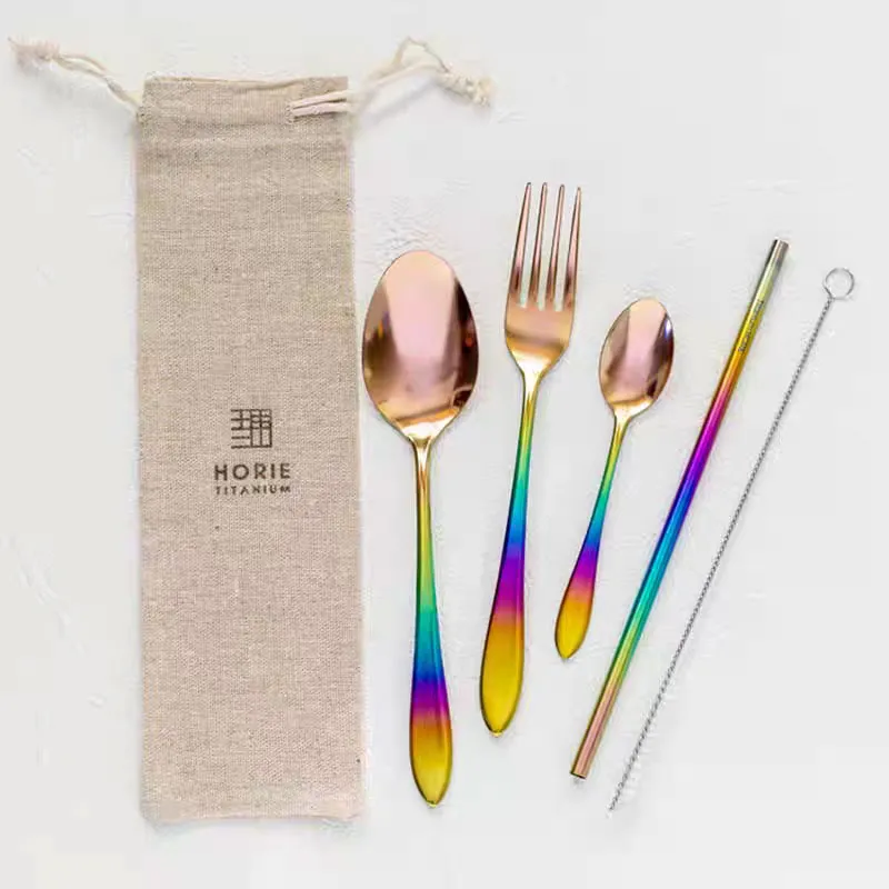 Титановая ложка, титановые палочки для еды