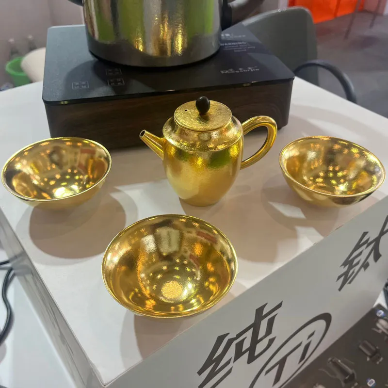 Титановый чайный набор