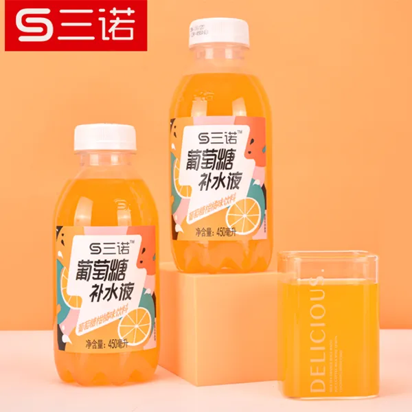 Глюкозный регидратационный напиток со вкусом мандарина, 450 мл