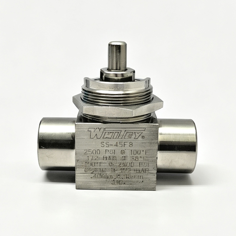 Клапан шаровой из нержавеющей стали Whitey, модель SS-45F8, NPT 1/2 дюйма, 2500 PSI