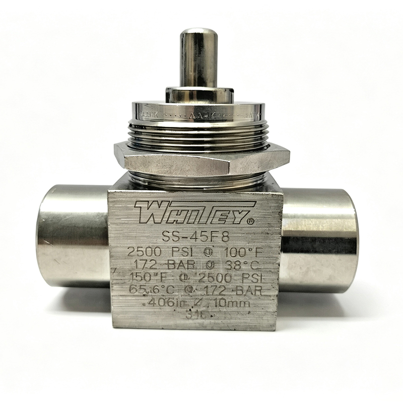 Клапан шаровой из нержавеющей стали Whitey, модель SS-45F8, NPT 1/2 дюйма, 2500 PSI