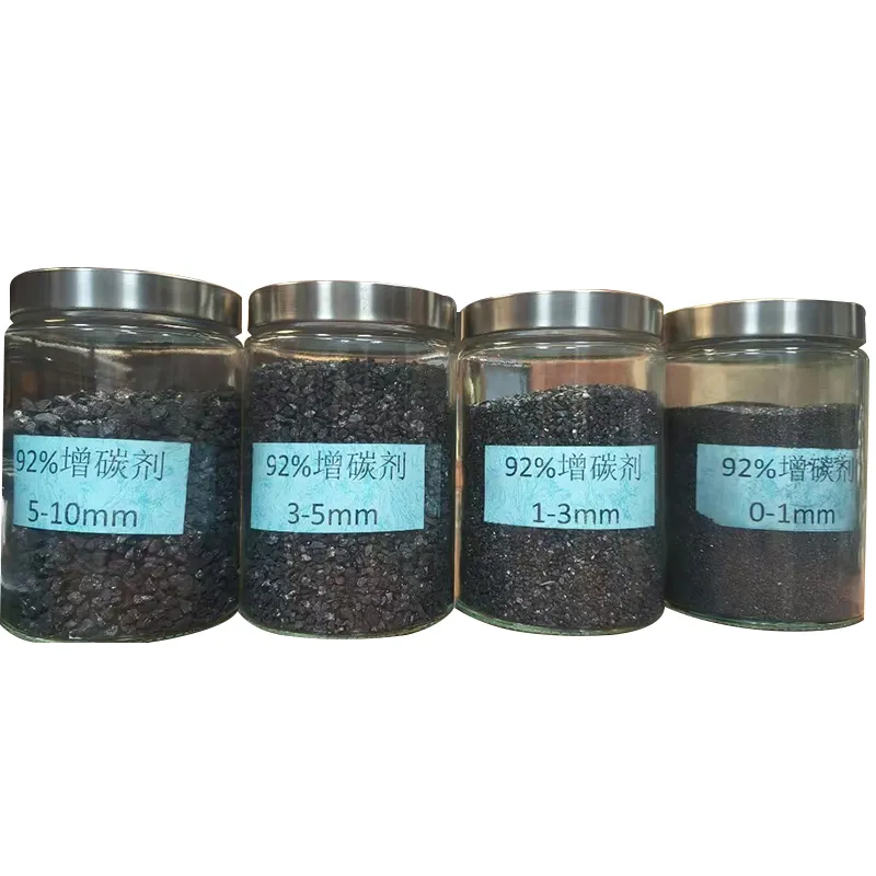 Науглероживатель с содержанием углерода 92% различных гранулометрических составов