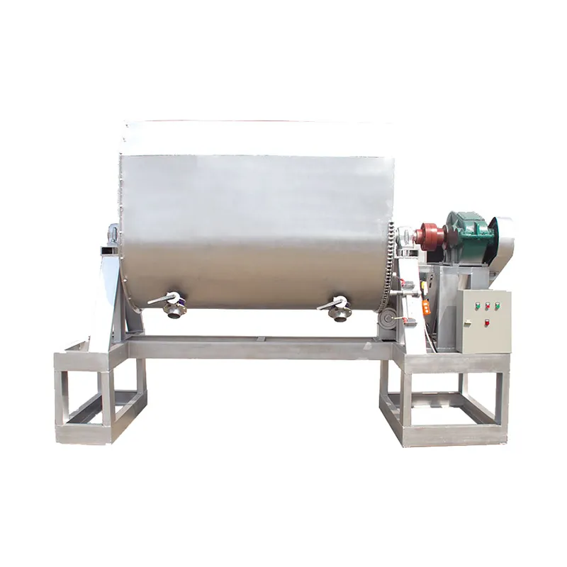 Автоматический опрокидывающийся ленточный смеситель