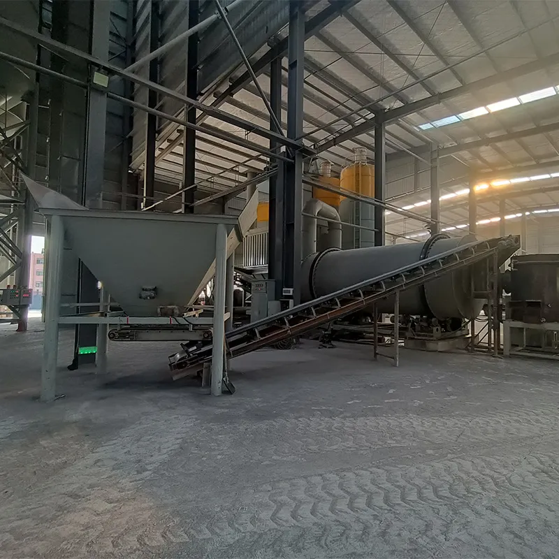 Барабанная сушилка для искусственного песка производительностью 30 тонн