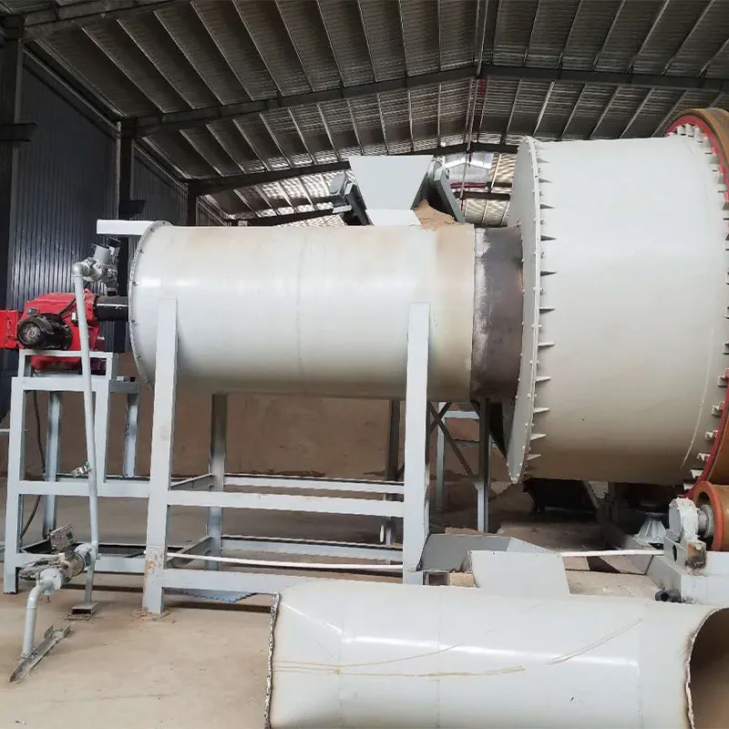 Барабанная сушилка для искусственного песка производительностью 30 тонн