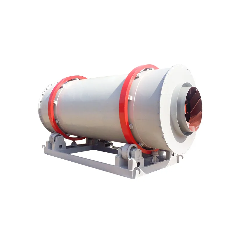 Барабанная сушилка для речного песка производительностью 20 тонн