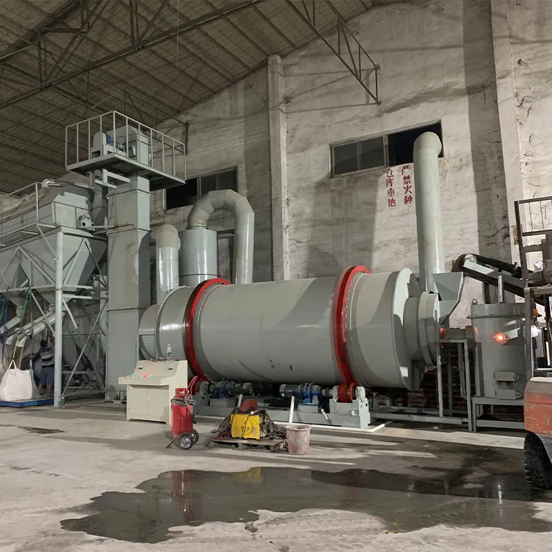 Барабанная сушилка для речного песка производительностью 20 тонн