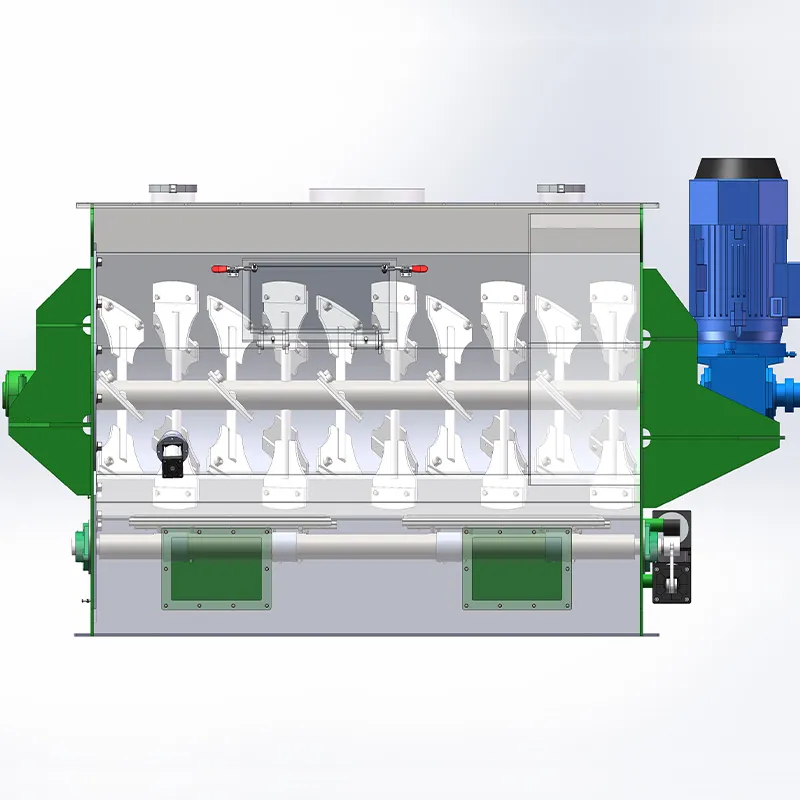 Двухвальный гравитационный смеситель из нержавеющей стали