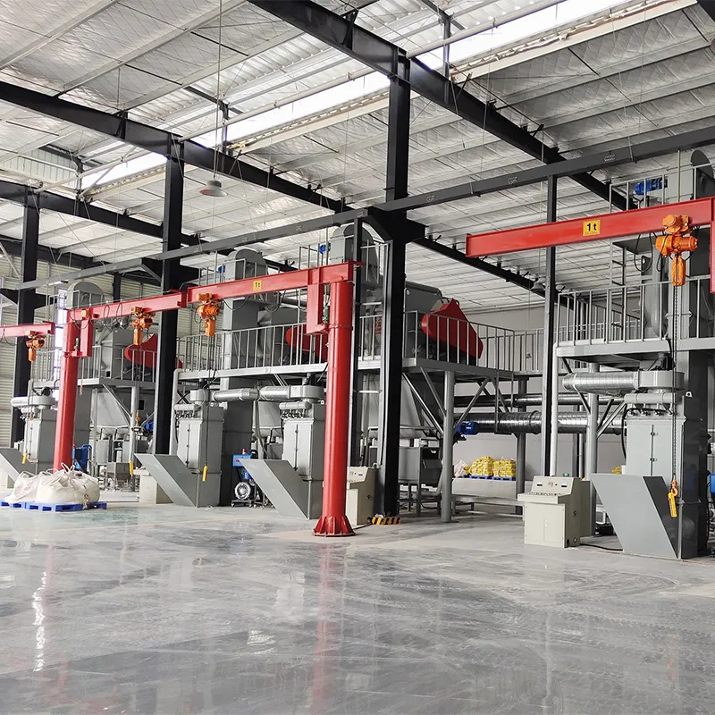 Линия по производству гипсовых строительных смесей