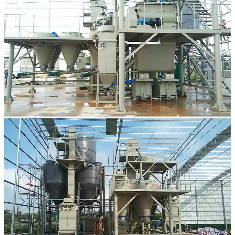 Линия по производству затирочных материалов