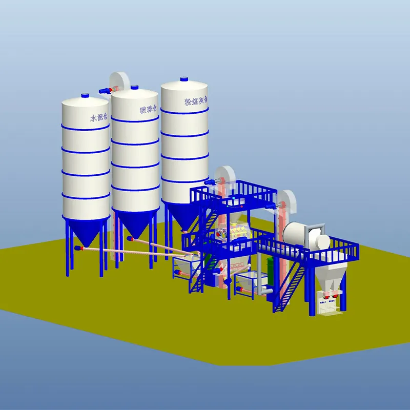 Линия по производству теплоизоляционных строительных смесей