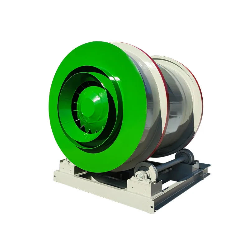 Трехходовая барабанная сушилка для песка производительностью 5-10 тонн