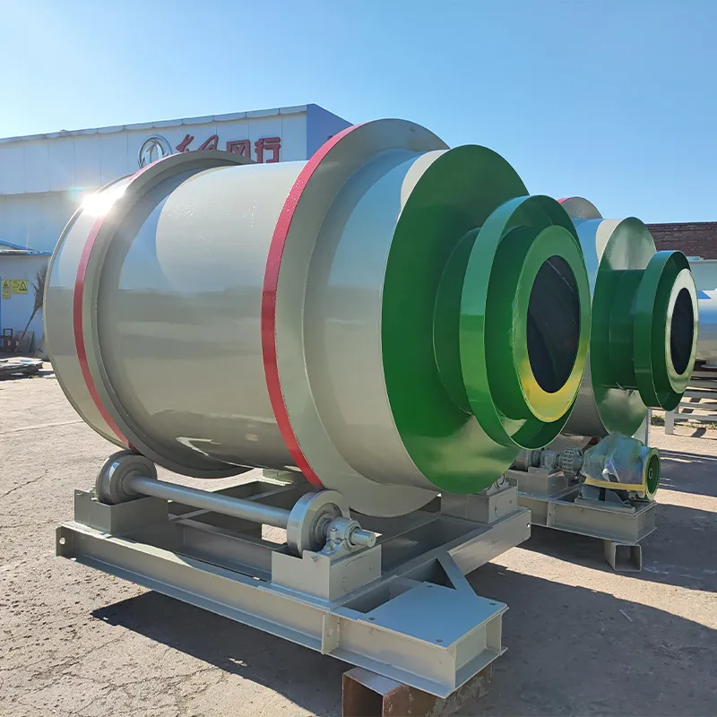 Трехходовая барабанная сушилка для песка производительностью 5-10 тонн