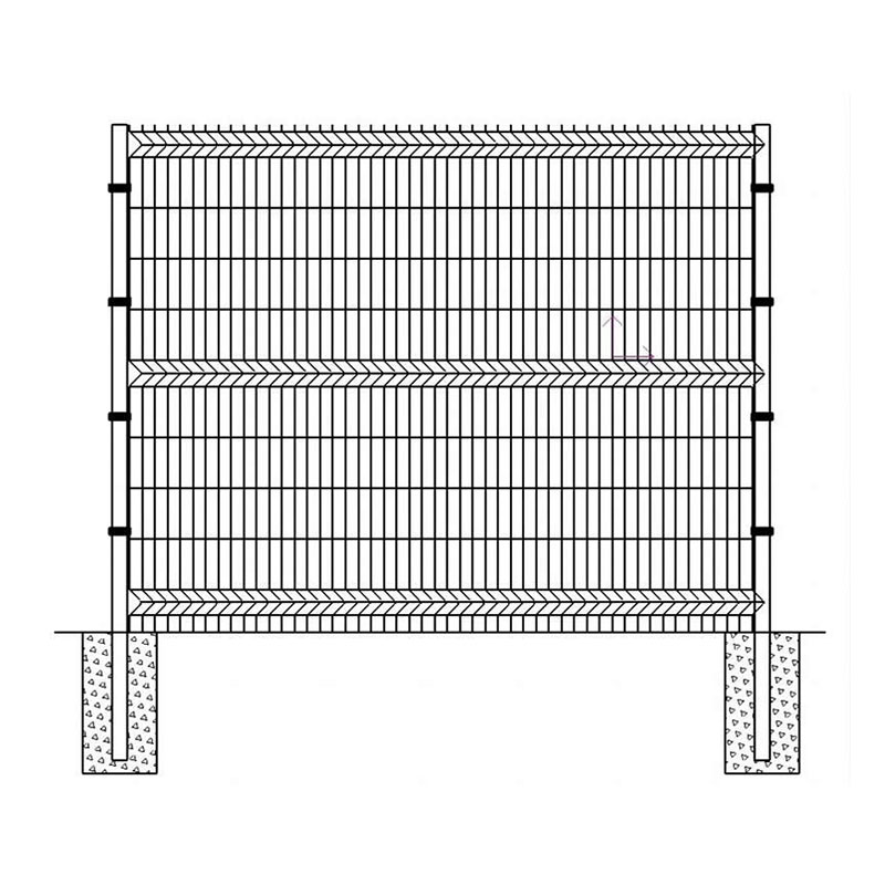 3D Curved Mesh Fence