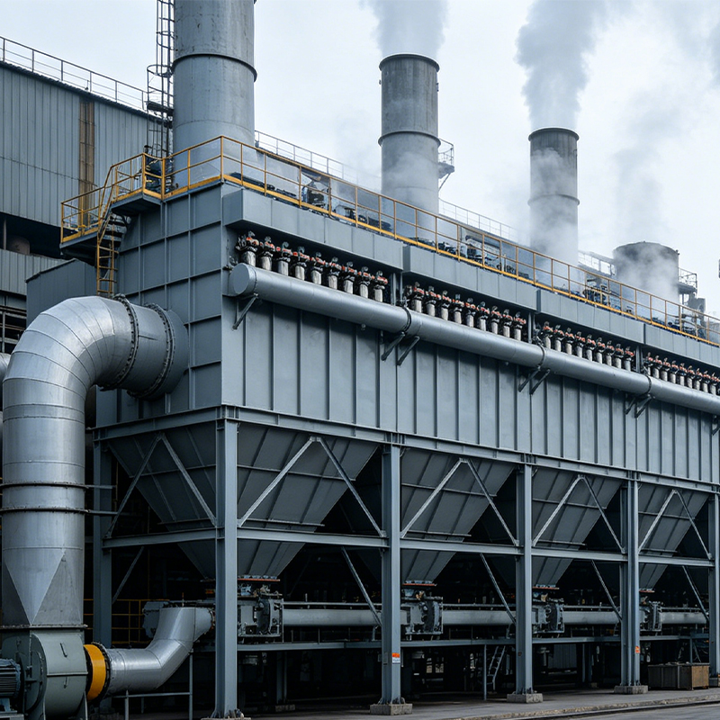 Проект по комплексной очистке дымовых газов на голове агломерационной печи одного из металлургических заводов успешно введен в эксплуатацию