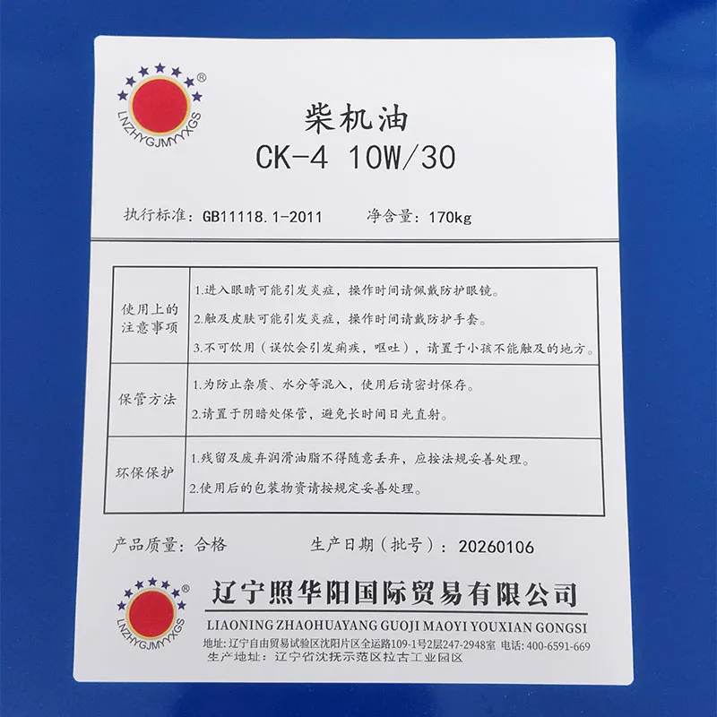 Дизельное моторное масло класса CK