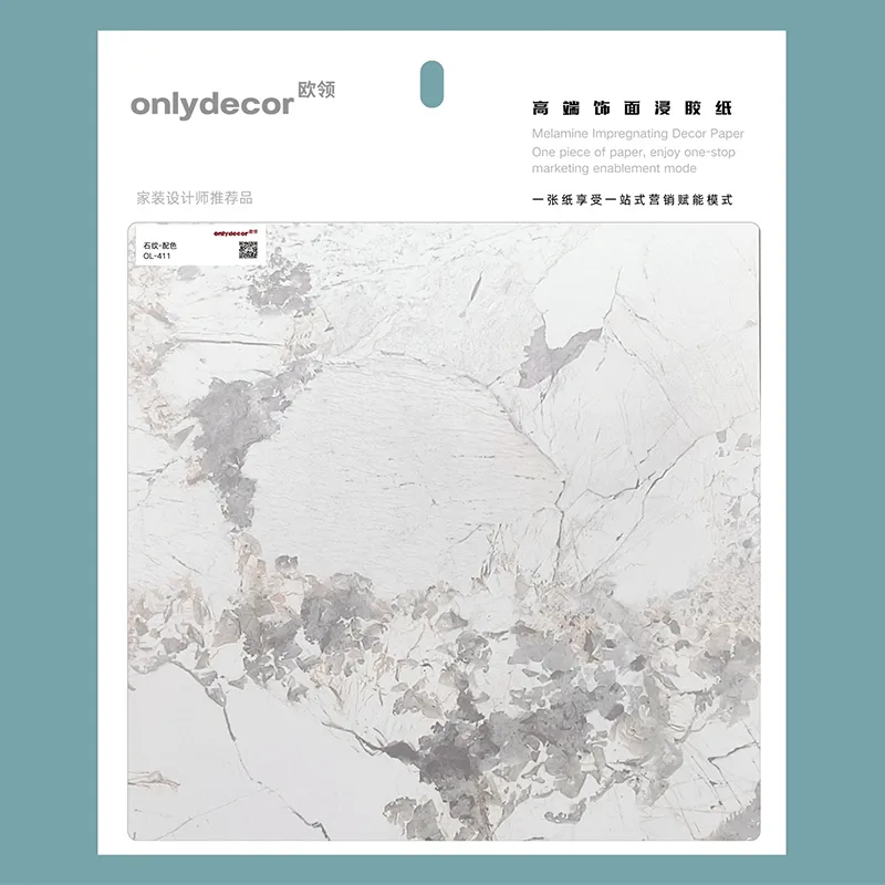 Пропитанная бумага с узором камня 411