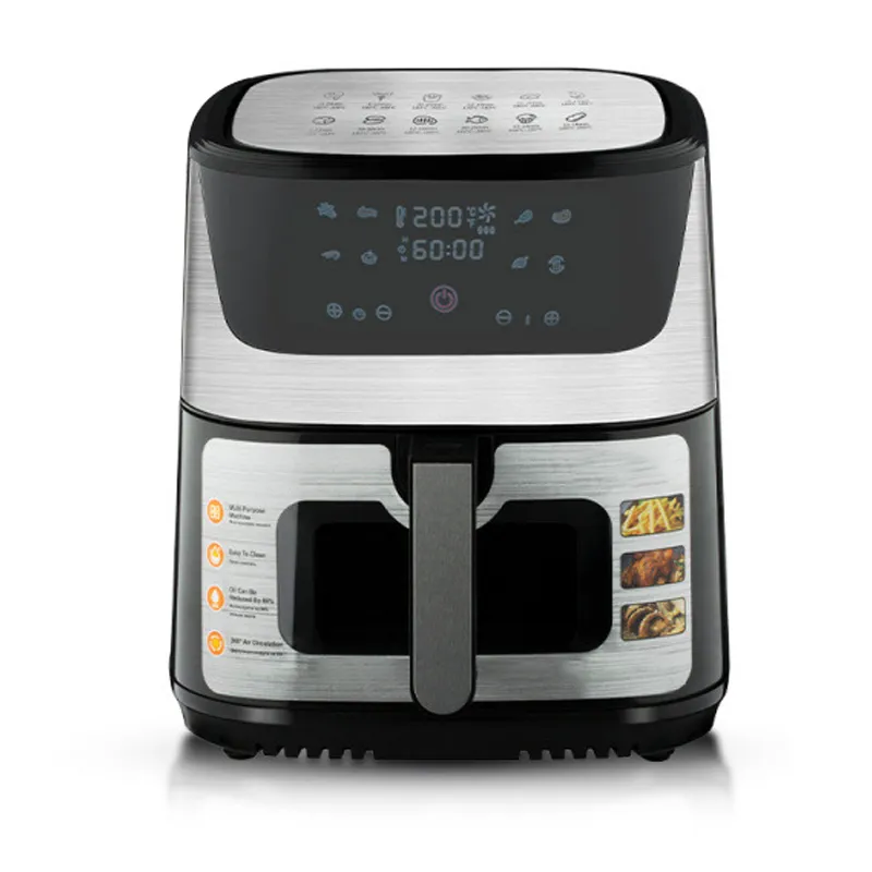 Безмасляная цифровая электрическая аэрофритюрница на 10 л, домашний кухонный электроприбор