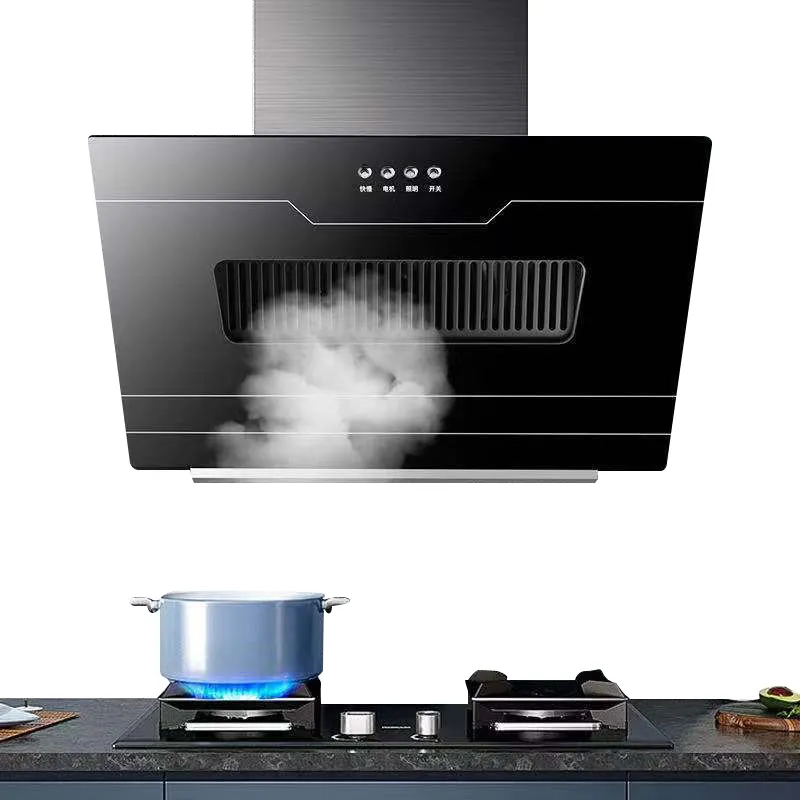 Специально для оптовых проектов: новая вытяжка для квартир и аренды, прямые поставки с завода, боковая всасывающая, европейский стиль, моноблок