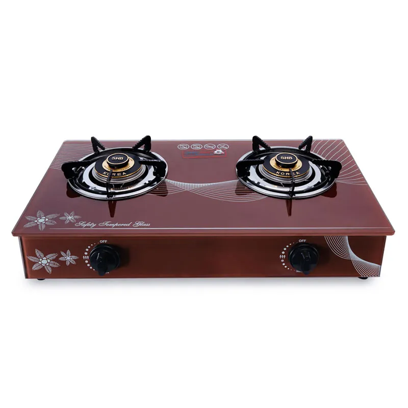 Газовая плита роскошного дизайна, высококачественная, вьетнамского производства, встраиваемая, со стеклянной варочной панелью и решётками