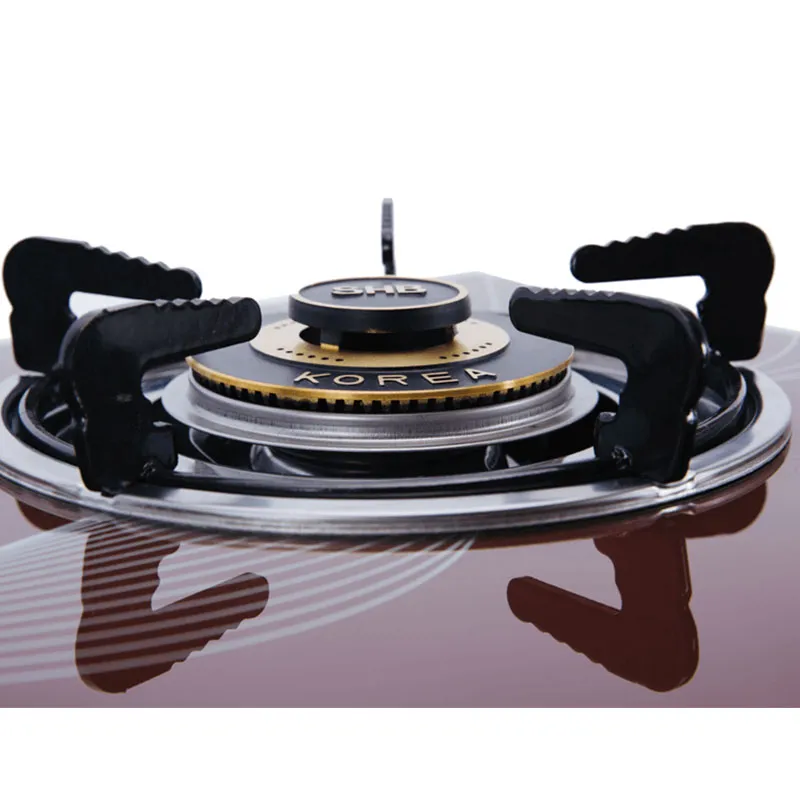 Газовая плита роскошного дизайна, высококачественная, вьетнамского производства, встраиваемая, со стеклянной варочной панелью и решётками