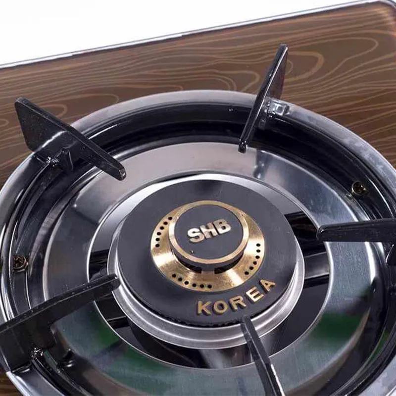 Высококачественная газовая плита Sunhouse APB3551 с вершиной стеклянной панели, для дома, простая установка на столешницу, контактный розжиг