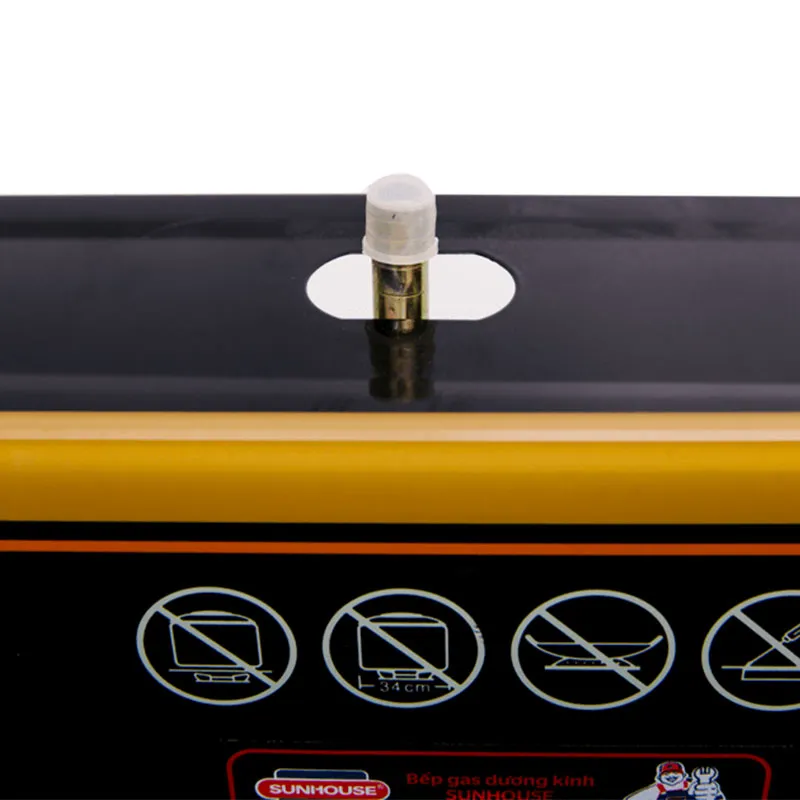 Высококачественная встраиваемая/настольная газовая плита с закалённым стеклом панели, 2 конфорки, для дома, электронный розжиг