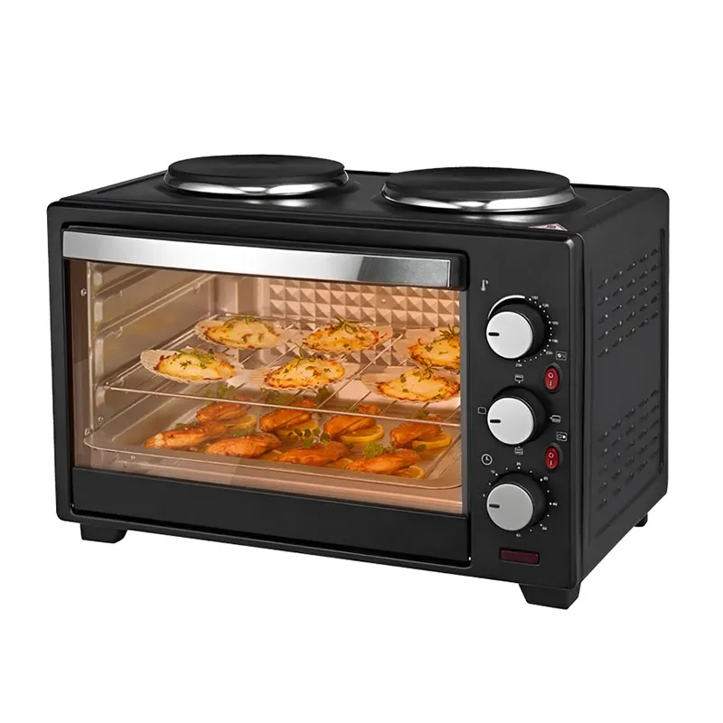 Кухонная духовка на 45 л, большая, встраиваемая домашняя, коммерческая электрическая печь для пиццы и выпечки хлеба