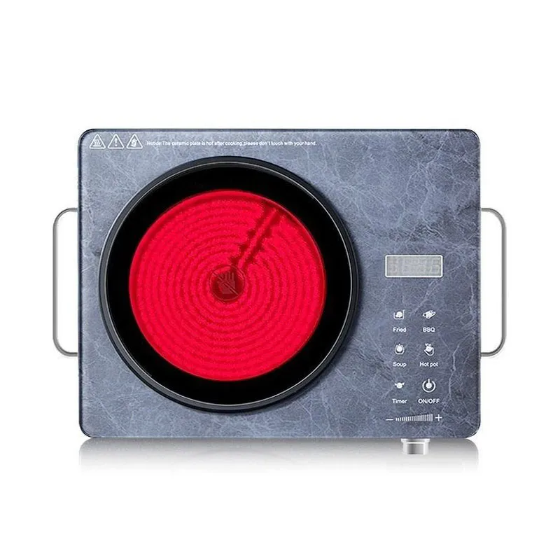 Высококачественная одноконфорочная инфракрасная электрическая плита, многофункциональная керамическая электроплита премиум-класса