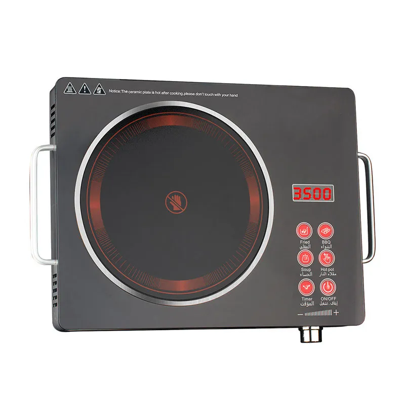 Высокоэффективная и энергосберегающая индукционная плита с инфракрасным конвекционным нагревом, быстрым нагревом, легкой очисткой и интеллектуальными функциями