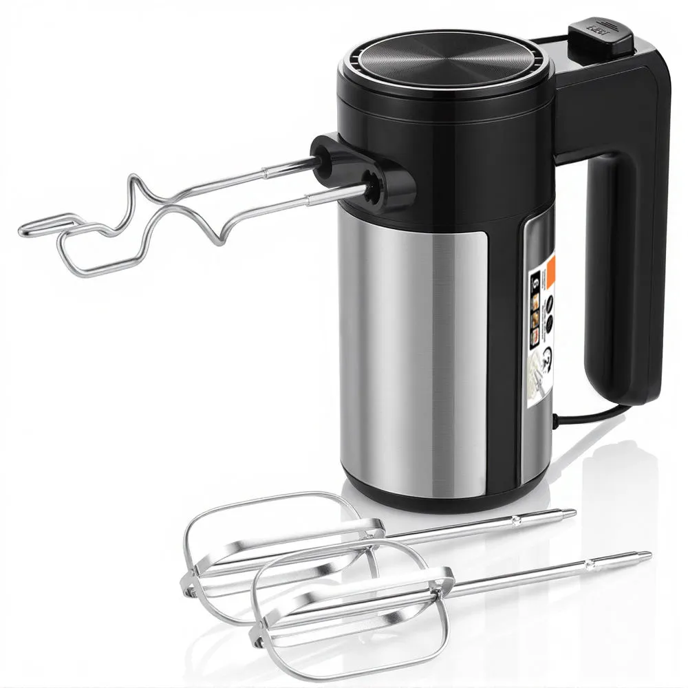 Бытовой кухонный электроприбор, электрический ручной миксер из нержавеющей стали для теста, муки для тортов и взбивания яиц