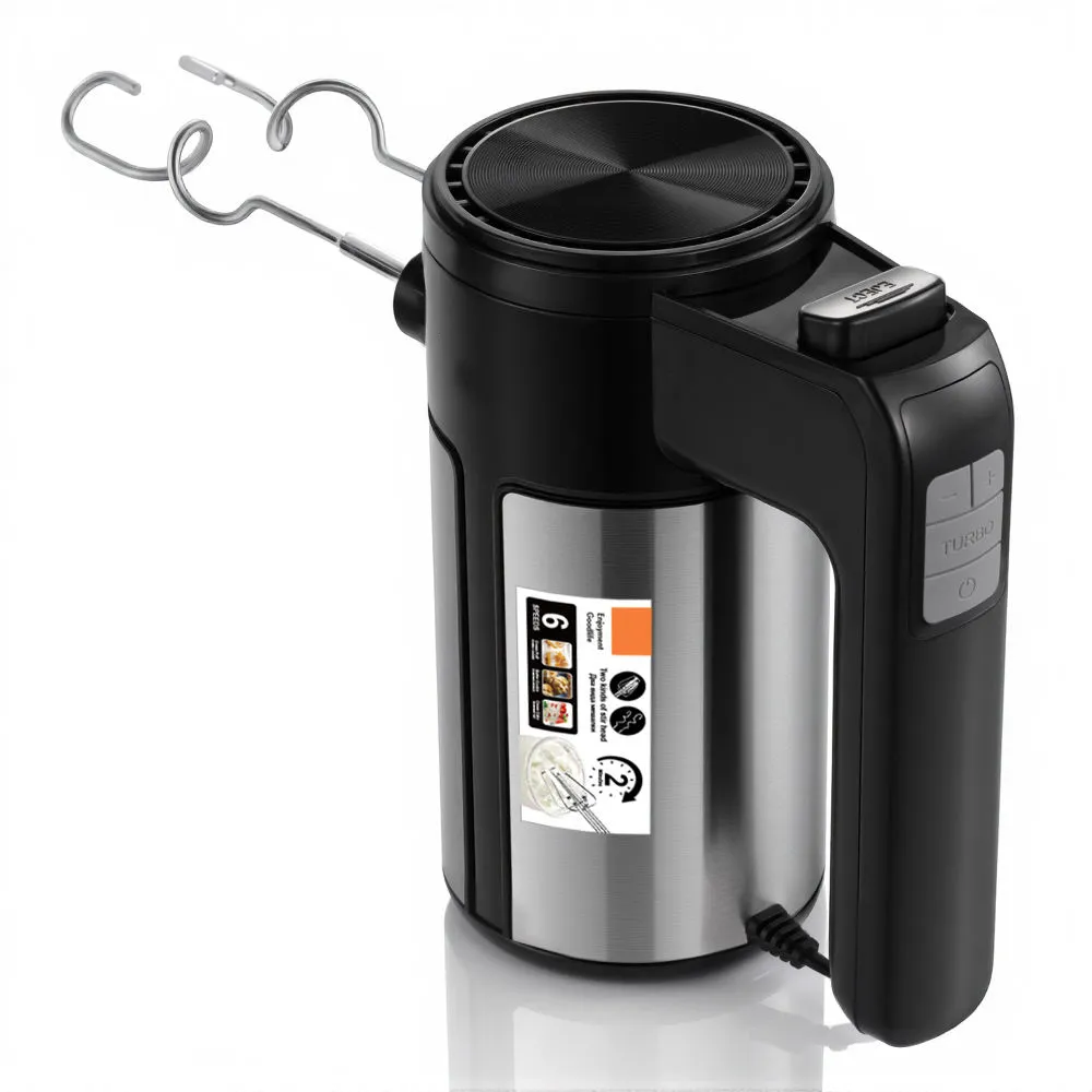 Бытовой кухонный электроприбор, электрический ручной миксер из нержавеющей стали для теста, муки для тортов и взбивания яиц