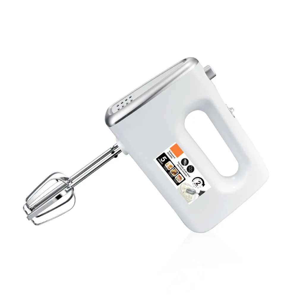Электрический ручной миксер, 5 скоростей, двойные венчики, кухонный электроприбор, 350 Вт, высокое качество, новая конструкция