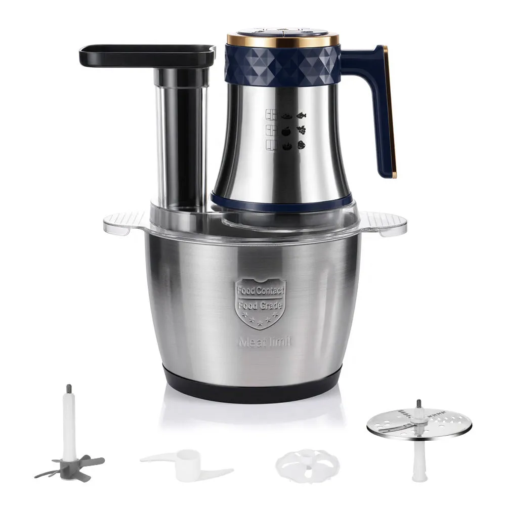 Новая электрическая овощерезка, измельчитель продуктов на 3 л, многофункциональная