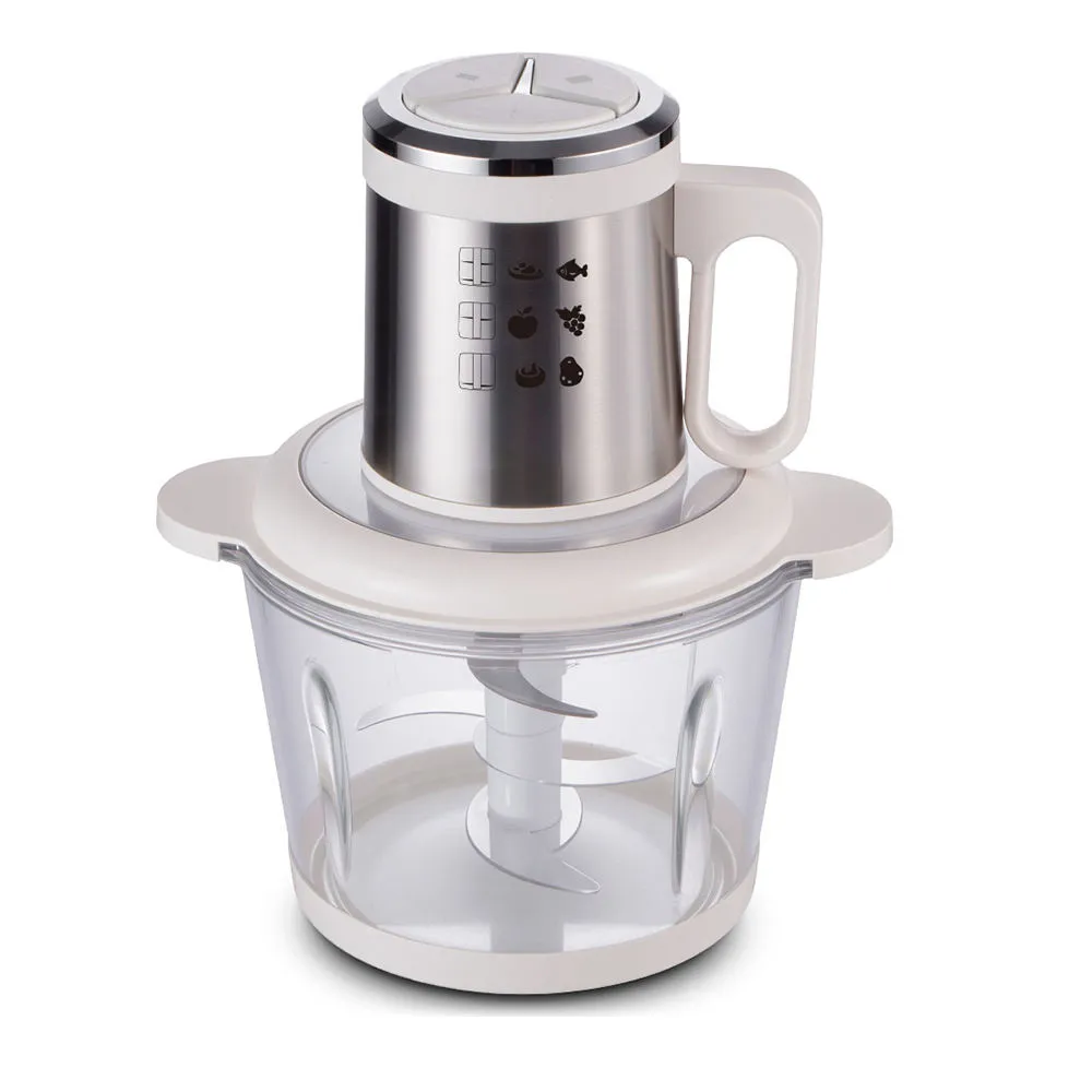 Портативная электрическая овощерезка большой емкости для домашней кухни, кухонный комбайн со стеклянной чашей