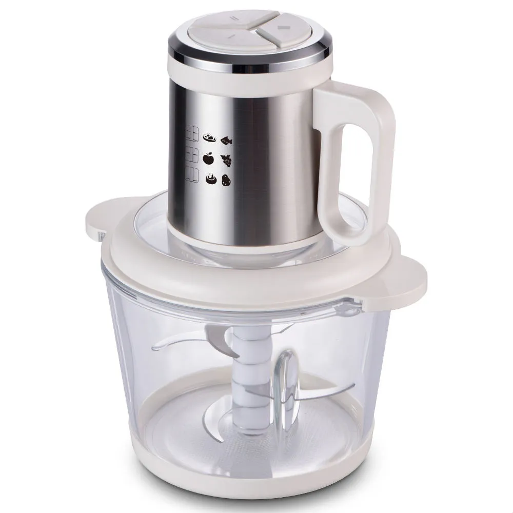 Портативная электрическая овощерезка большой емкости для домашней кухни, кухонный комбайн со стеклянной чашей