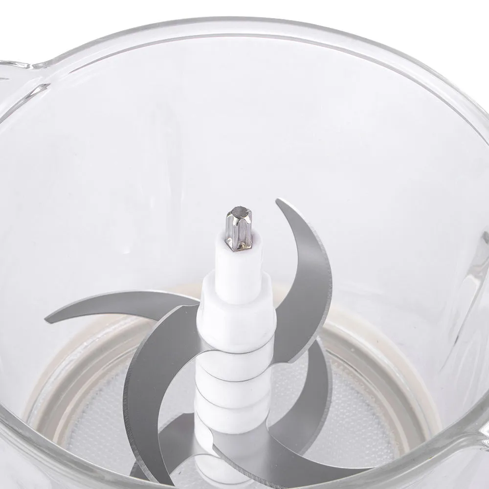 Портативная электрическая овощерезка большой емкости для домашней кухни, кухонный комбайн со стеклянной чашей