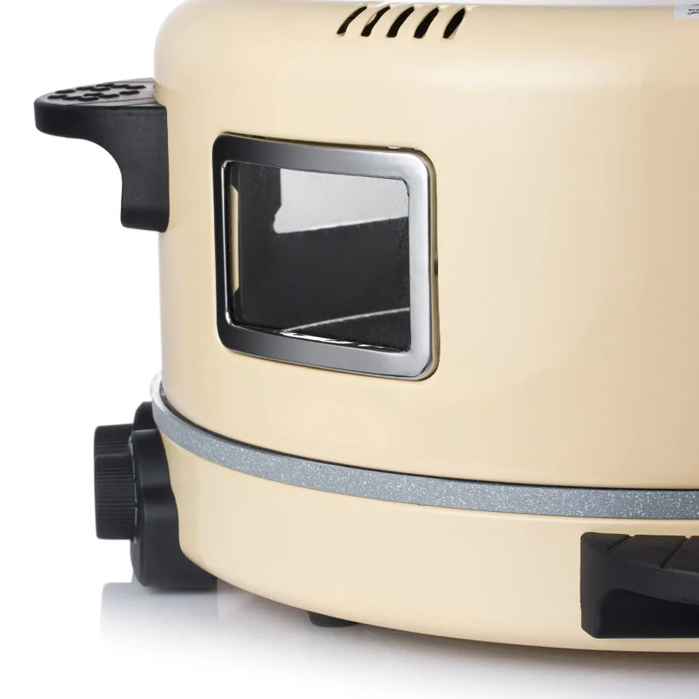 Электрическая настольная печь для хрустящей пиццы, домашняя, для вкусной выпечки, размеры для дома