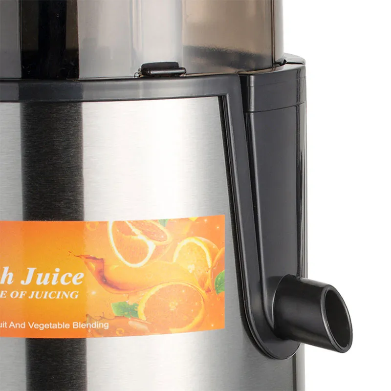 Соковыжималка: легкая очистка, низкий уровень шума, быстрый запуск, мощность 800 Вт, насадки из нержавеющей стали, скорость вращения двигателя