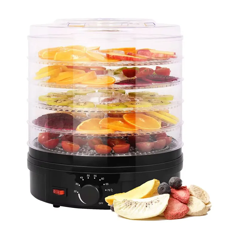 Электрическая сушилка для сухофруктов и овощей мощностью 350 Вт, 5-уровневый дегидратор, сушилка для пищевых продуктов, сушилка для фруктов и пищи